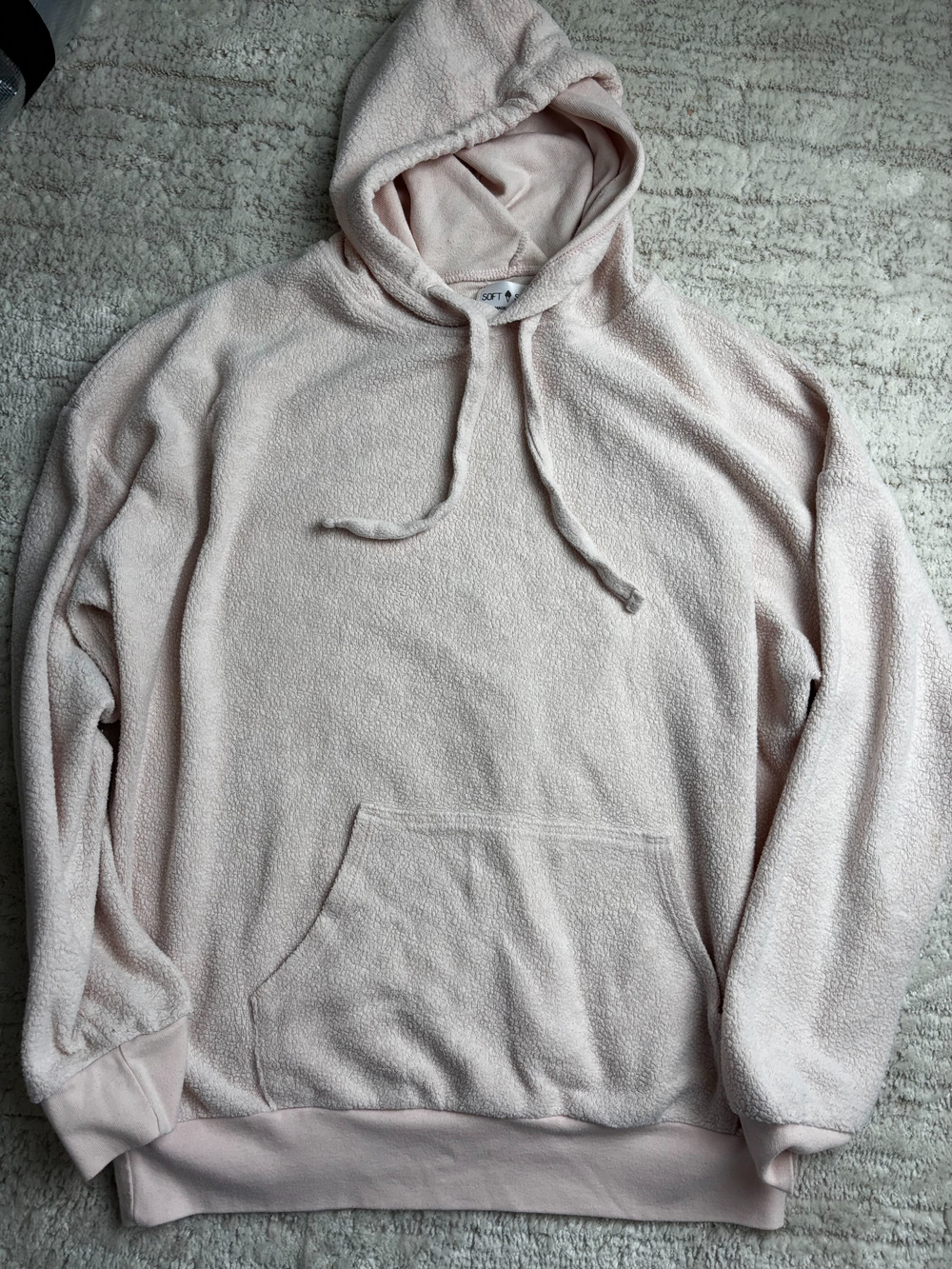 Soft Serve Cloud Cotton Hoodie Pink Size M